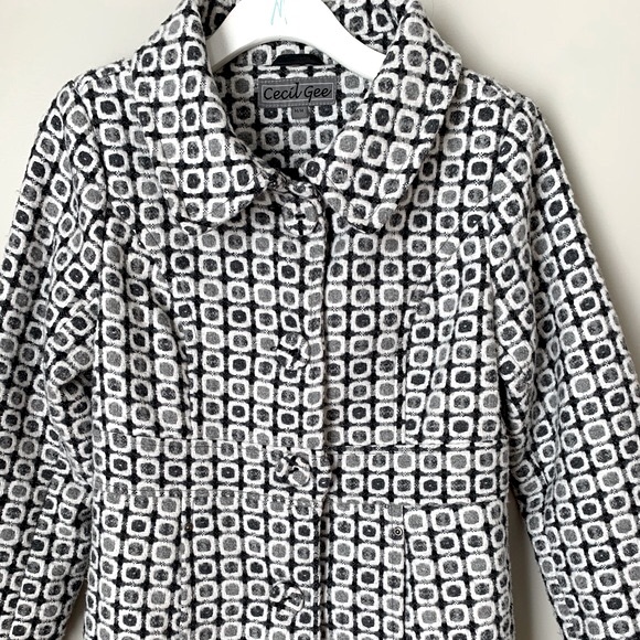 Vintage Cecil Gee size M wool coat - Picture 2 of 13